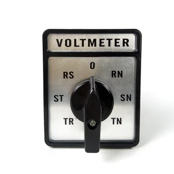 Voltmeter 3 Faza 4 Žice 7 Pozicije Cam Rotacijski Selektor Prehod Stikalo