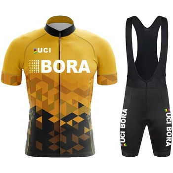 Kolesarski Bib Jersey Človek Pro Team 2023 Oblačila Moških UCI BORA Cikel Pomlad Poletje Hlače za Moške, Gel Mtb Oblačila Strokovno Majica