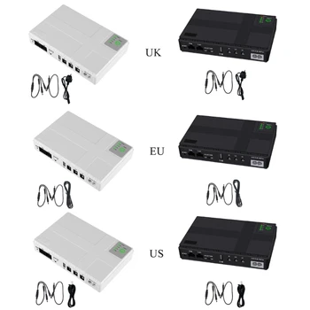 Mini UPS Akumulator, Brezprekinitveno Napajanje za WiFi Usmerjevalnik Webcam Udeležba Pralni 5V 9V POE 12V LAN G2AB