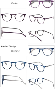 CLASAGA 5 Pack Obravnavi Očala Spomladanski Tečaji Moških in Žensk, Ovalni Okvir HD Recept Očala Dioptrije Dekorativni Očala