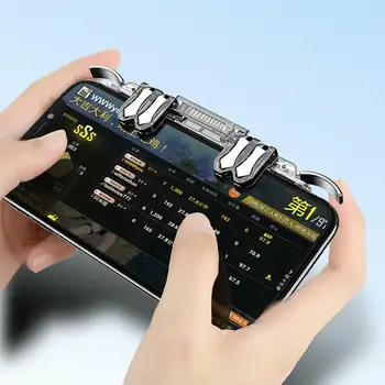 6 prst Pubg Mobilne igre Krmilnik Telefon Gamepad Sproži L1 R1 Cilj /Strelec Gumb Palčko Za IPhone Android