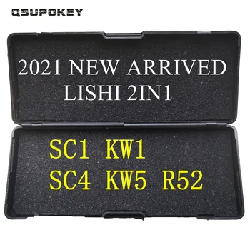 QSUPOKEY 1PCS Popust Lishi 2 v 1 SC1 SC4 KW1 KW5 R52 Dekoder za Locksmith Popravilo Orodja