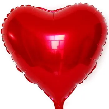 45 cm Aluminij Napihljivi Folija Baloni Ljubimec Srce helij Balon Globos Rojstni Dekoracijo Žogo Poroka Dekoracija