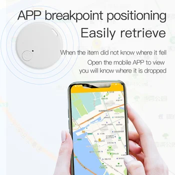 Mini Lokator Prenosni GPS Sledenje Bluetooth Mobile 5.0 Key Sledenje Smart Anti-izguba Naprave hišne Ljubljenčke Otroci Denarnice Pet Tracker Lokator