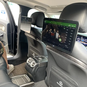 13,3 Palca Avto Android 10.0 Vzglavnik Monitor Za NOVI Mercedes E C GLE GLS V Razred z OEM Vtičnica Zadaj Seat Entertainment System