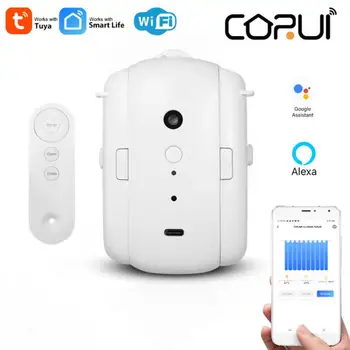 CORUI Tuya WiFi Smart Samodejno Zavese Odpirač Robot Alexa googlova Domača stran Glasovni Nadzor Pametne Zavese Motornih Delo S Pametno Življenje