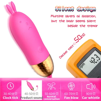 10 Hitrost Silikonski Bullet Jajce Vibratorji Za Ženske, Brezžični Daljinski upravljalnik z vibriranjem USB Polnilne Masaža Žogo Adult Sex Igrače