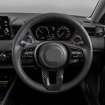 Avto V Stilu Volan Plošča Pokrov Trim Dekoracijo Okvir Nalepke Za Honda Vezel HR-V SSF 2021 2022