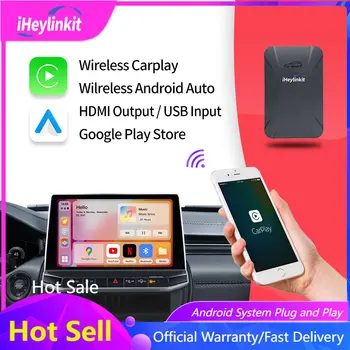 IHeylinkit Mini Smart Ai Polje Apple CarPlay Brezžični Android Auto Mirror Link YouTube, Netflix 4G LTE 128G GPS Za Žično Avto Igra