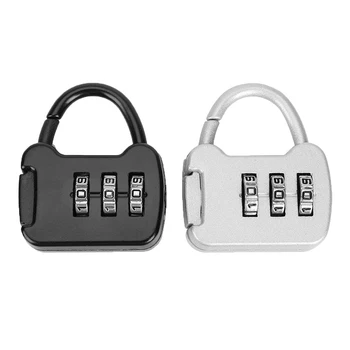 Cinkove Zlitine 3 Mestno Kodo Kombinacija Password Lock Prenosni Travel Mini Prevoz Prtljage Primeru Nahrbtnik Ključavnico Ključavnico
