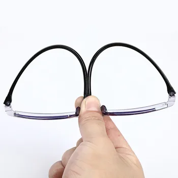 Anti Modra Svetloba Povečava Očala Presbyopic Očala Dioptrije Moški Ženske Rimless Obravnavi Očala +1.0 +4.0