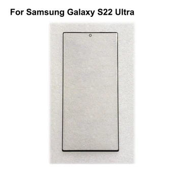 Za Samsung Galaxy S22 Ultra Spredaj LCD Steklo Objektiv zaslon na dotik S 22 Ultra Touch Panel Zunanji Zaslon Stekla brez flex