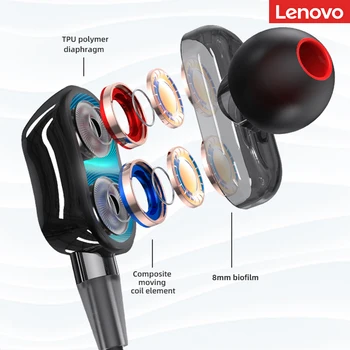 Original Lenovo HE05 Pro TWS Brezžične Slušalke Bluetooth 5.0 Šport Hrupa Preklic Neckband Vodotesne Slušalke Mikrofon