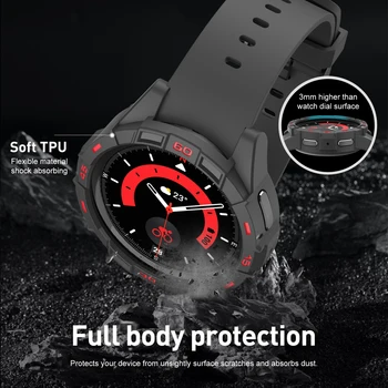 Pazi, Pokrovček za Samsung Galaxy Watch 4 5 44 Watch 4 classic 46mm Polnilnik TPU Trak Pasu Odbijača Primeru za Gledanje 3 41mm 5Pro 45mm