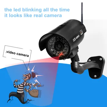 Lutke lažne Kamere Varnosti Nepremočljiva wifi Kamera Zunanja Notranja Bullet LED Luči CCTV video nadzorna Kamera