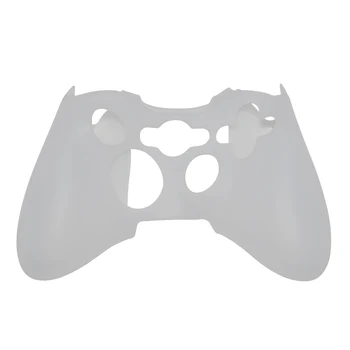 Kritje silikona Kože Zaščitna torbica Mehka Krmilnik Protector za Xbox 360 Brezžični Barvita Igra Dodatki