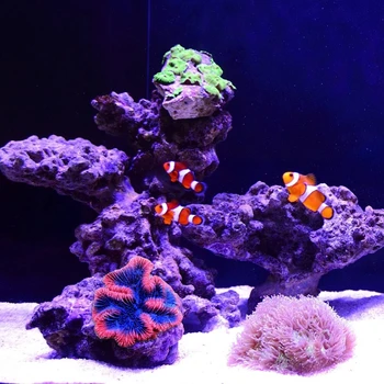Umetni Koralni Rastlin Akvarij Barve Okraski Polyresin Koralni Dekor DIY Fish Tank Dekoracijo Smolo Koralnih Rib Hiša Y5GB