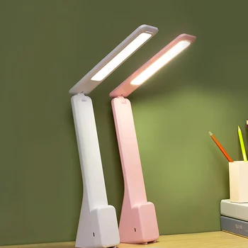 LED Dormitorij Lučka Prosto Zložljive Smart Touch Tonika LED Desk Žarnice, Velika Zmogljivost Baterije Majhna Nočna Lučka Za Študij Branje