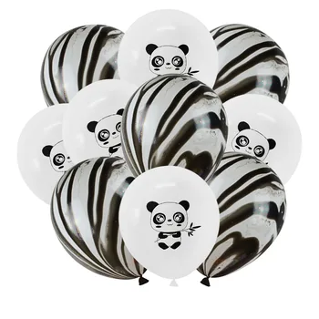 Risanka Panda Latex Balon Folijo Živali Žogo Helij Konfeti Ballon Za Anniversaire Panda Rojstni Dan Otroci Baby Tuš Dekor