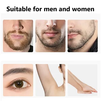 Kemei Vse v enem za ponovno polnjenje nos brivnik brado trimer za moške&ženske, nego obraza, obrvi, nos hair trimmer za nos in ušesa