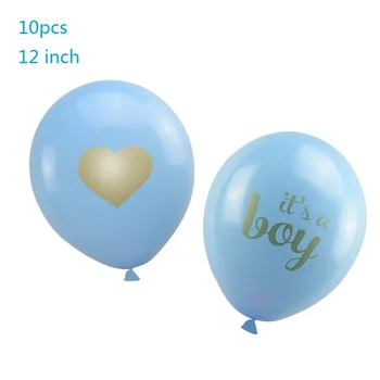10pcs/veliko njen fant ali dekle Latex balon oh baby srce Trebušaste Roza Modra Globos za Enakost Razkrivajo Baby Tuš Stranka Dekoracijo