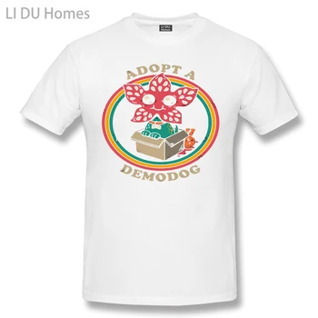 LIDU Sprejme Demodog Športna Majica s kratkimi rokavi za Vroče Prodaje Neznancu, kar Tee Shirt Bombaž O Vratu T-majice
