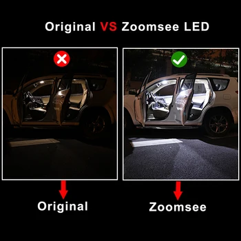 Zoomsee 13Pcs Notranjosti LED Za Cadillac XLR 2004-2009 Canbus Vozila Žarnice Notranja Kupola Zemljevid Branje Svetlobe Brez Napake Auto Svetilke Komplet