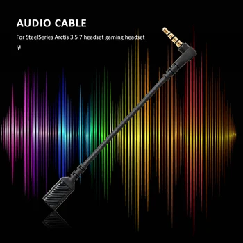 Zamenjava Zvočno Kartico Avdio Kabel za Steelseries Arctis 3 5 7 Slušalke Avdio Kabel Pretvornik Skladu Kabel