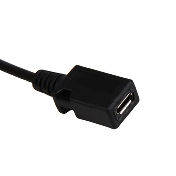2 V 1 OTG Micro USB Host Moč Y Razdelilnik USB Adapter Mikro 5 Pin Moški Ženski Kabel 20 cm