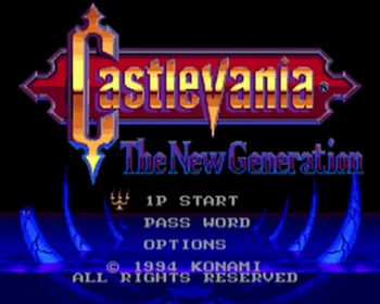 Castlevania Nova Generacija 16 Bit Igra Kartice Za Sega Mega Drive & Sega Genesis