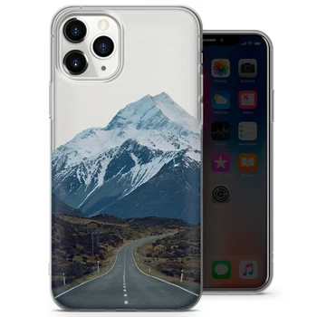Vroče Prodati Sneg Gorskih Primeru Telefon Za Iphone 13 12 Mini 11 Pro Max 6 7 8 Plus X Xs XR SE 2020 Jasno Pokrov