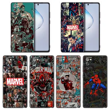 Za Samsung Galaxy Note 8 9 10 Lite 20 Ultra Ohišje Za Samsung M52 M22 M32 M12 M62 F62 Kritje Avengers Marvel Comics Filmski Plakati