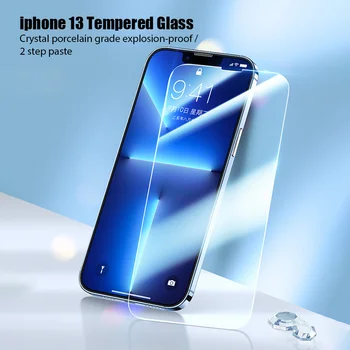 9D Zaščitno Steklo Na Za iPhone 7 8 6 6s Plus X Zaslon Zaščita Za iPhone 11 12 13 Pro X XR XS MAX SE 5s Stekla