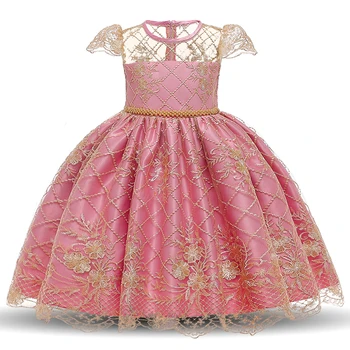 4-10 Let Dekleta Obleko 2022 Nova Princesa Tutu Obleko Otroci Obleke Za Dekleta, Novo Leto Oblači Rojstni Dan, Poročno Zabavo Žogo Obleke