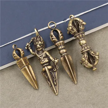 Baker ključ obesek Budistični kralj Tibera prava obesek keychain čare dangles zmaj čarobne gumbe za nakit, izdelava diy obesek čare
