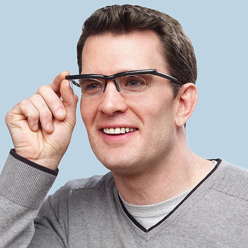Vizija Poudarek Nastavljiv TR90 Obravnavi Očala za Kratkovidnost Eye Glasses -6D do +3D Spremenljivo Objektiv Popravek kateri je daljnogled Povečevalno 0