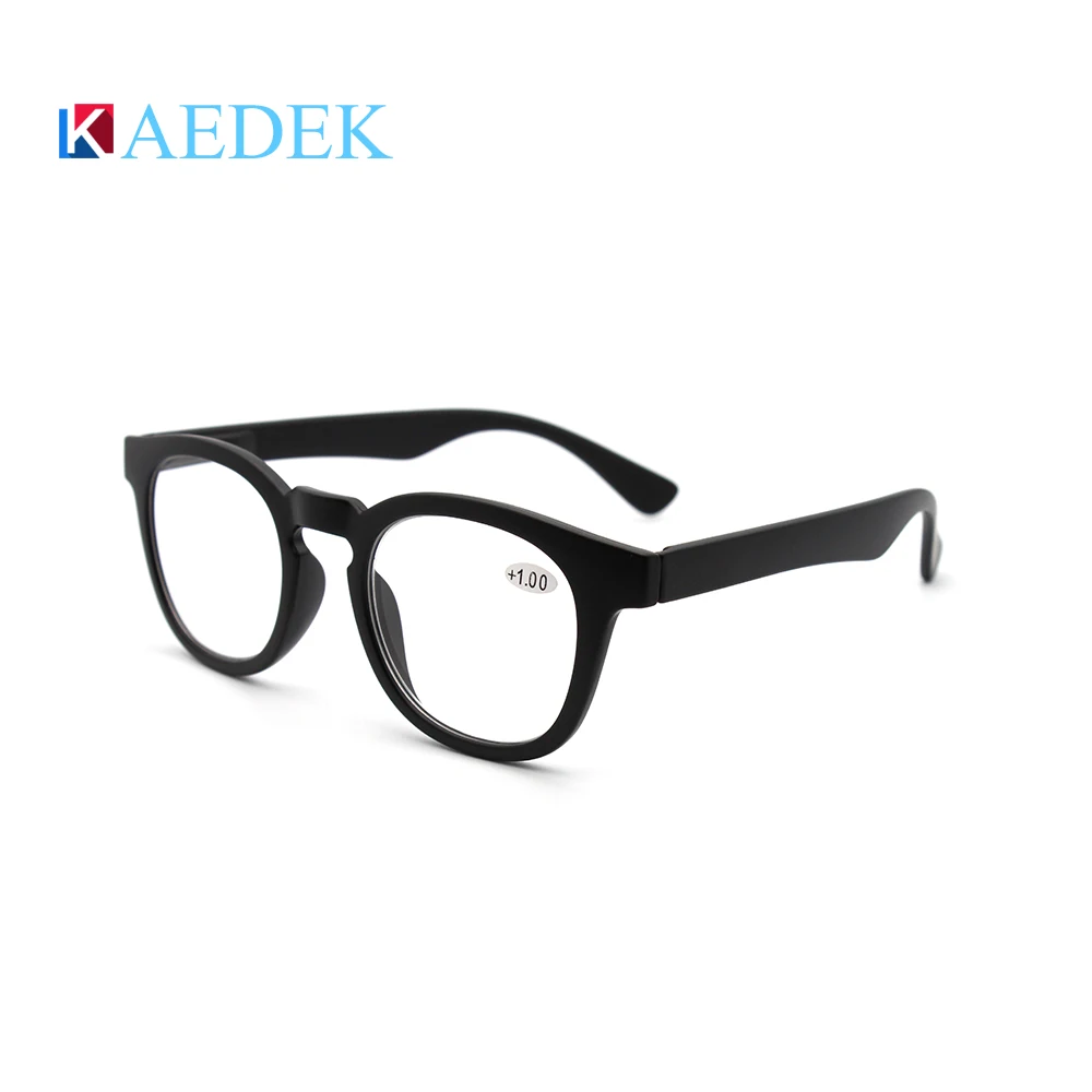 KAEDEK 2021 pregleden blagovne Znamke Obravnavi Očala Krog Moški Ženske Očala Z Flex francoski Koncept Presbyopia 0
