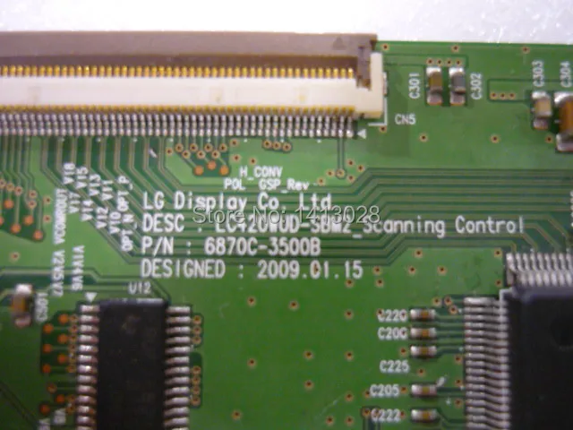 Brezplačna dostava za LCD TV zaslon logiko odbora. LC420WUD-SBM2 6870C-3500B LCD steklo T - CON 1