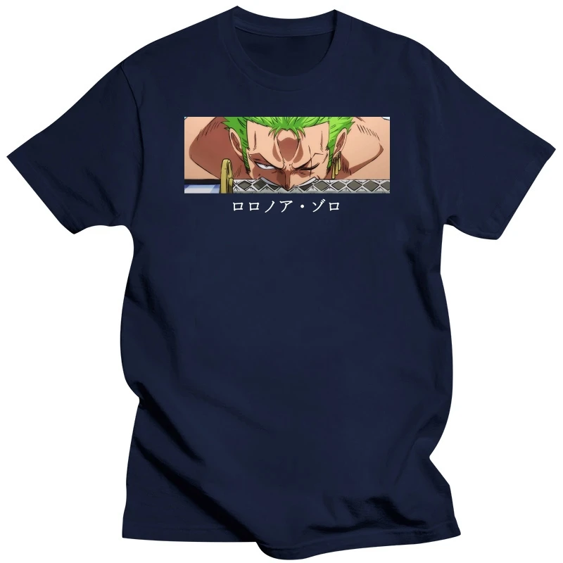 Roronoa Zoro Anime Print majica s kratkimi rokavi moški Poletje Japonski ulične moške kratke oplaščeni t-shirt Moda Svoboden priložnostne tshirt moški zgornji deli oblačil 1