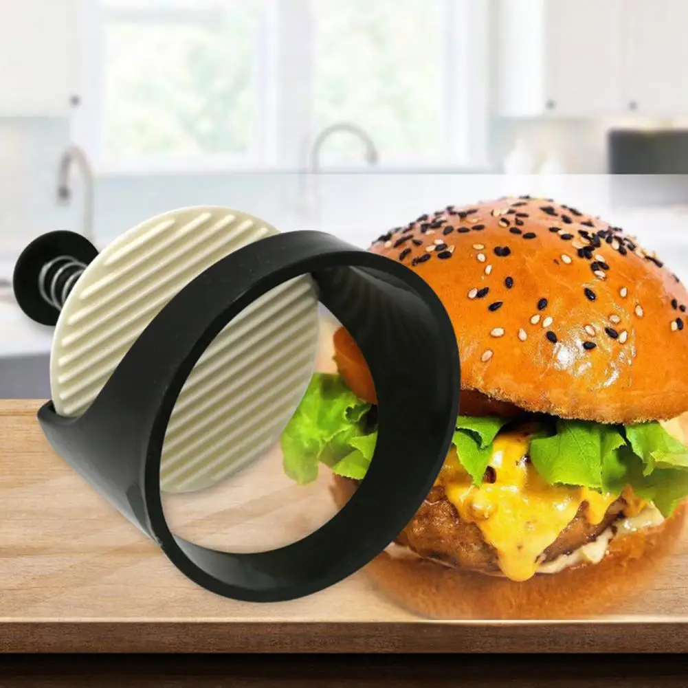 Hamburger Pritisnite Prenosni Kakovostne Plastike Trmast Vsestranski Burger Pritisnite Kuhinja Posebnost Orodja za 10,3 cm x 10.3 cm x 16 cm 2