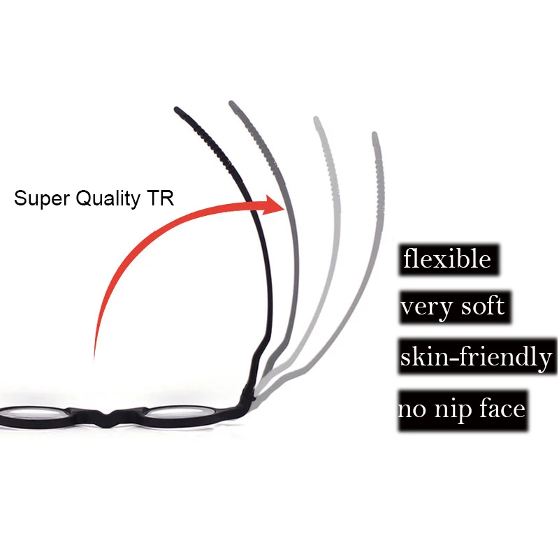 NONOR Ultra Lahka za Branje Očala Vratu TR90 Okoli Moške, Za Ženske Ogrlica Presbyopic Očala S Premičnim 2