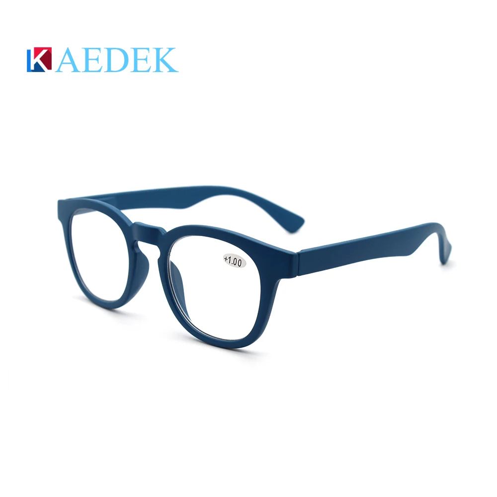 KAEDEK 2021 pregleden blagovne Znamke Obravnavi Očala Krog Moški Ženske Očala Z Flex francoski Koncept Presbyopia 2