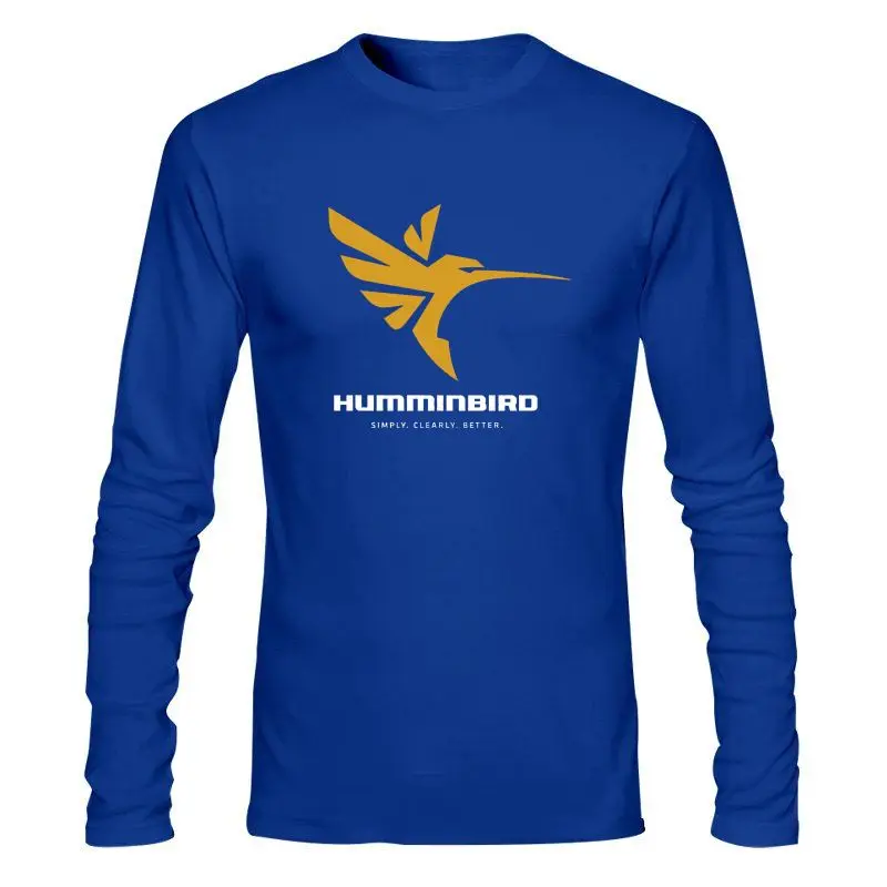 Človek Oblačila Nove Modne Moške Bombaža T-Shirt Humminbird Ribe Finder Človek Krog Vratu Vrhovi Črna Velikost S 4Xl(1) 020973 2