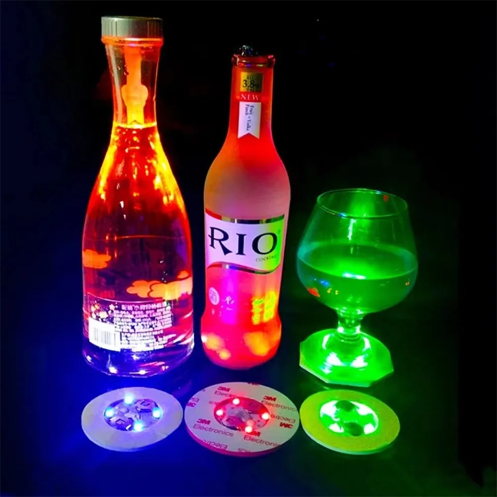 RGB Kozarec Vina Vinske Steklenice Mat Nalepke Lahka Baterija Napaja Bliskavico LED Party Pijačo Železnica Božič Vaza Bar Dekoracijo Svetlobe 2