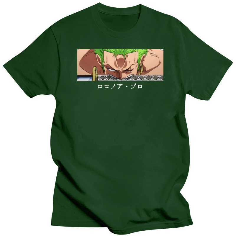 Roronoa Zoro Anime Print majica s kratkimi rokavi moški Poletje Japonski ulične moške kratke oplaščeni t-shirt Moda Svoboden priložnostne tshirt moški zgornji deli oblačil 2
