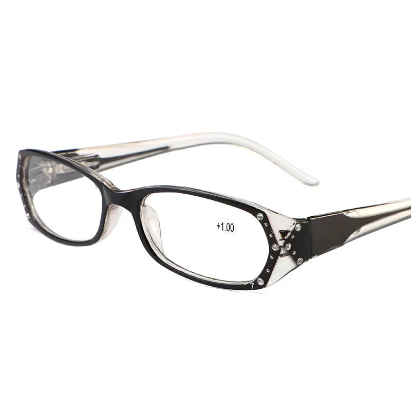 2020 Letnik Nosorogovo asferični leči Ženske Obravnavi Očala Cvjetnim Tiskanja Lady Očala Bralnika s Diamond gafas de lectura 3