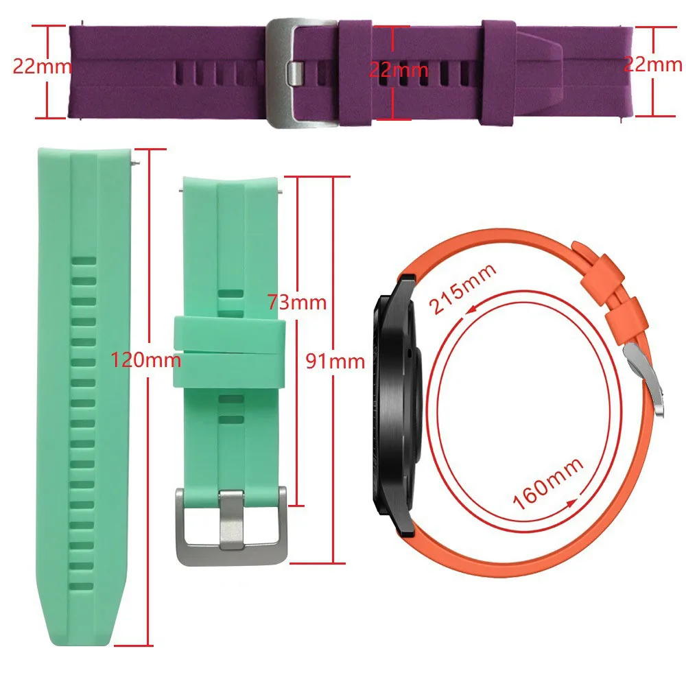 22 mm Silicij Zamenjajte Trakov za Xiaomi Mi Gledati Color 2 Sport Edition band za Xiaomi Watch S1 Aktivna Zapestnica Watchbands Correa 4