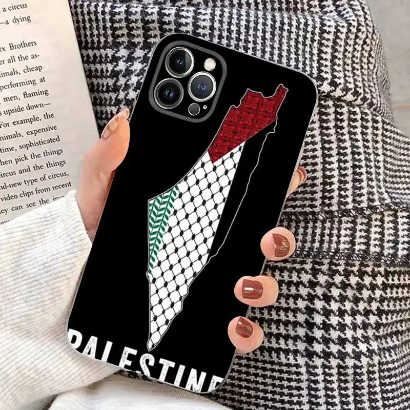 Palestina Zastavo Telefon Primeru Mehko Silikonsko za iphone 14 13 12 11 Pro Mini XS MAX 8 7 6 Plus X XS XR Pokrov 4