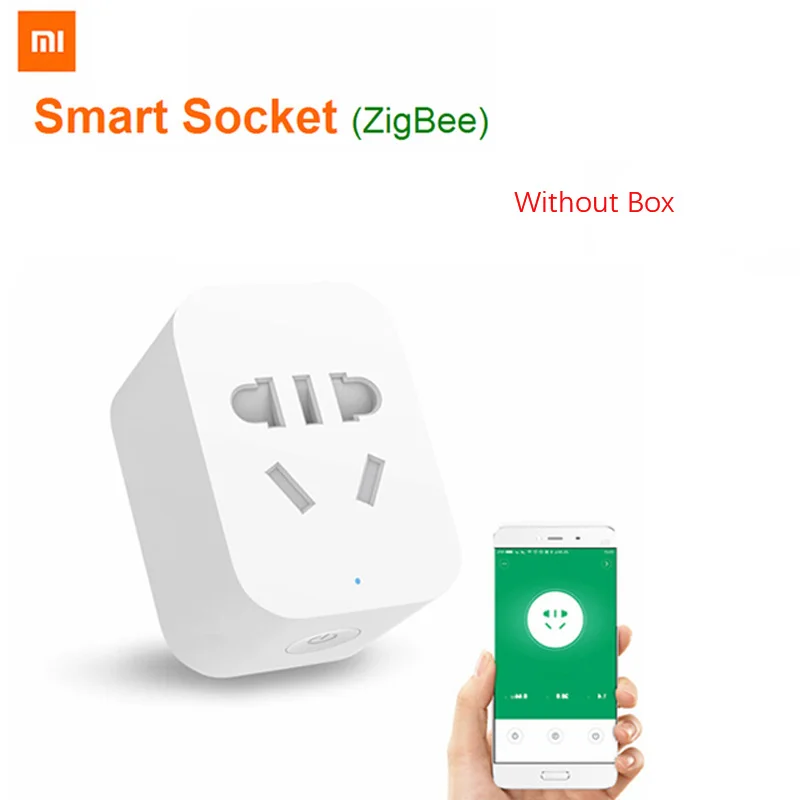 Xiaomi Mi Mijia ZigBee Pametno Vtičnico WiFi APP Brezžično Krmiljenje Stikala Časovnik Plug za Delo z Mi Doma App Paket Brez 5