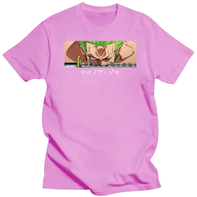 Roronoa Zoro Anime Print majica s kratkimi rokavi moški Poletje Japonski ulične moške kratke oplaščeni t-shirt Moda Svoboden priložnostne tshirt moški zgornji deli oblačil 5